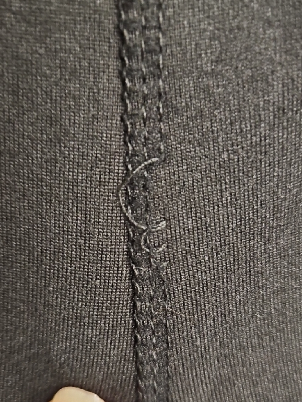 Women's Black High-Waist Leggings For Cold weather -Classic Concepts - Picture 7 of 7